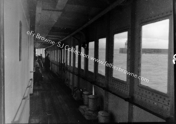 LOOKING BACK AT HARBOUR FROM SS SCOTIA